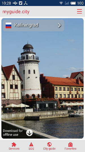 Kaliningrad city guide Screenshot 0
