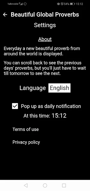 Beautiful Global Proverbs Screenshot 3