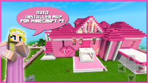 Map Pink Princess House for MCPE Screenshot 1