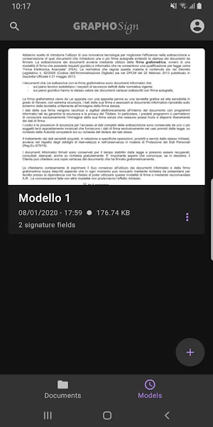 App GraphoSign Screenshot 1
