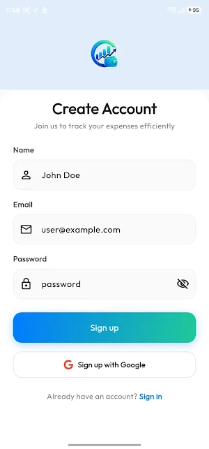 SpentAnalyst Screenshot 0