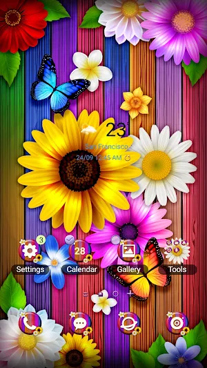 Vintage Colorful - Wallpaper Screenshot 0