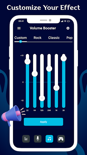 Volume Booster- Nuts Amplifier Screenshot 1