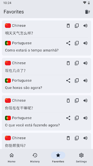 Chinese Portuguese Translator Screenshot 2