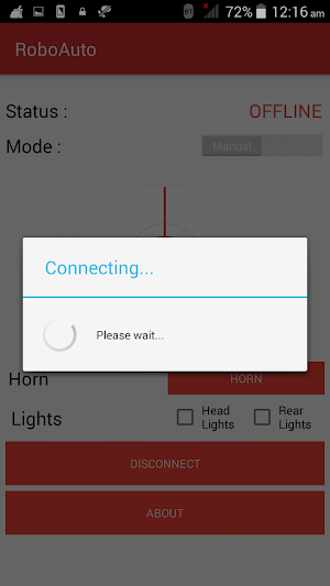 RoboAuto - Arduino Bluetooth Joystick for Android™ Screenshot 1