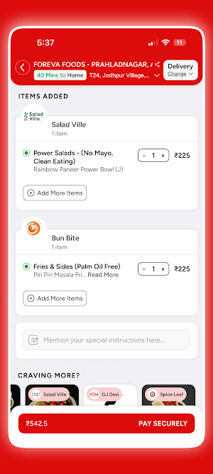Foreva Foods Screenshot 2