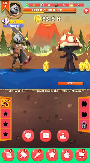 Idle Rpg Games – Hero Trainer Screenshot 1