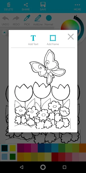 Coloring Flower Screenshot 1