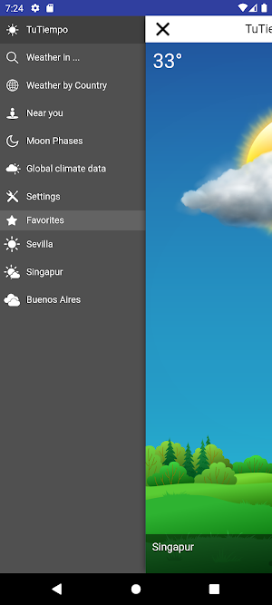 Weather hour by hour Screenshot 1