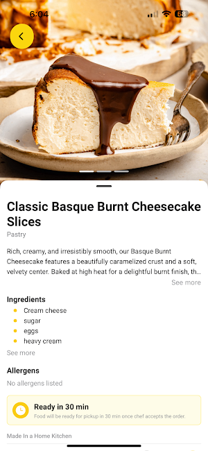 HomeFoods Screenshot 1