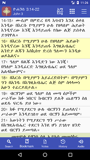 Bible in Amharic with KJV, WEB and On-Demand Audio Screenshot 0