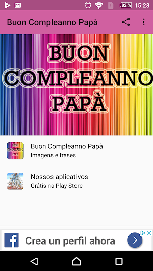 Auguri di buon Compleanno Papà dediche e immagini Screenshot 0