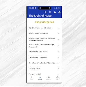 Light of Hope Hymnal Screenshot 3