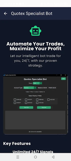 Quotex OTC Signals Live Screenshot 0