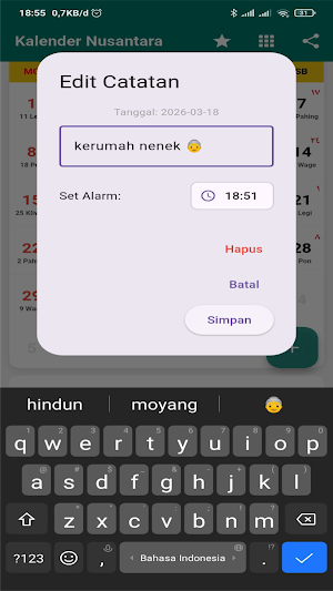Kalender Nusantara: Weton Jawa Screenshot 0