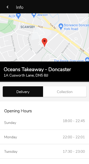 Oceans Takeaway Screenshot 3