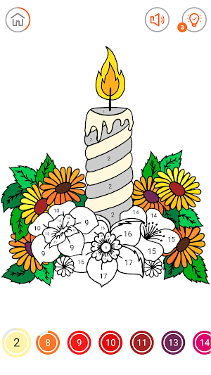 Bible Color by Number - Bible Coloring Book Screenshot 3