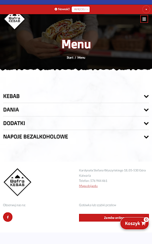 Bafra Kebab Góra Kalwaria Screenshot 2
