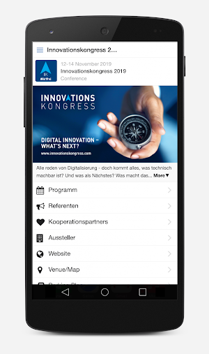Innovationskongress 2019 Screenshot 1
