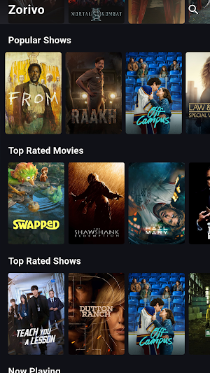 Zorivo: Movies & TV Shows Screenshot 1