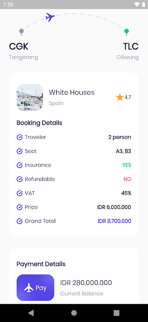 Booking Pesawat naufalmms Screenshot 0