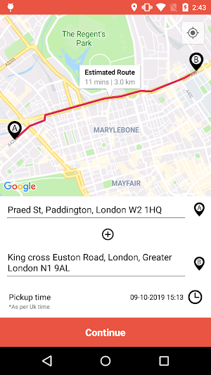 Charleys Taxis Ltd Passenger Screenshot 1
