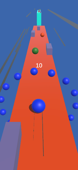 colored ball runner Screenshot 1