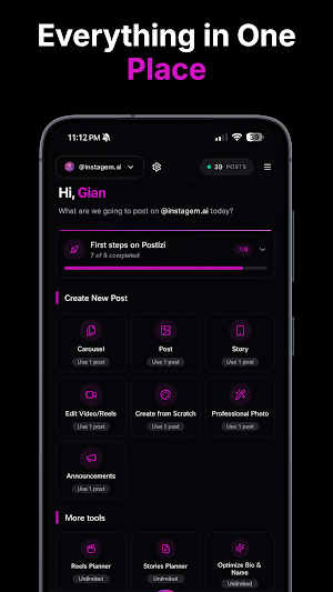 Postizi - AI for Instagram Screenshot 1
