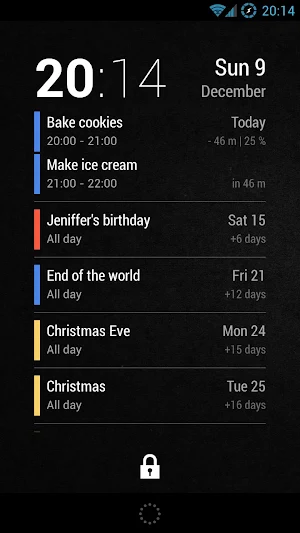 Neat Calendar Widget Screenshot 1