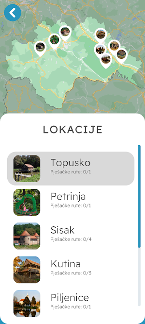 Pješačke staze SMŽ Screenshot 2