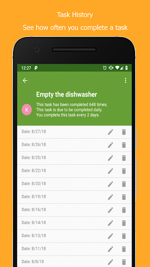 Clean My House – Chore To Do List, Task Scheduler Screenshot 2