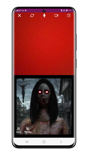 Horror creepy fake video call Screenshot 2