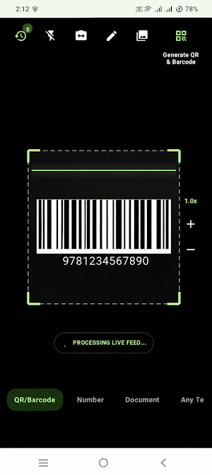 Smart Scanner: QR & Barcode Screenshot 1