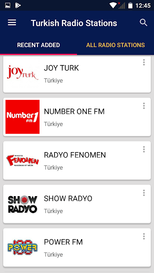 Turkish Radio Stations Screenshot 0