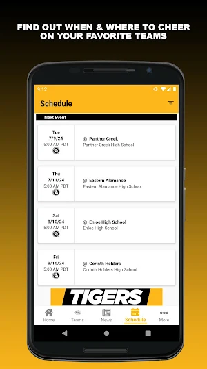 Chapel Hill High Tigers Screenshot 1