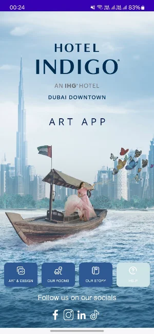 Hotel Indigo Art App Screenshot 0