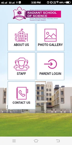 Radiant School Parent's App Screenshot 1