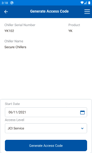 YORK Chiller Access Manager Screenshot 3
