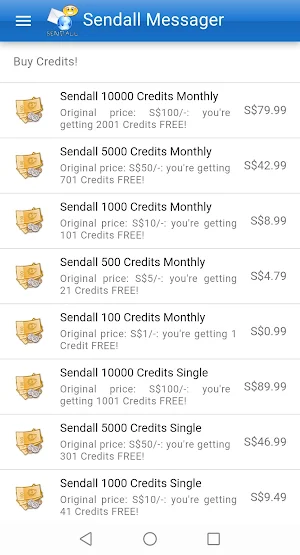 Sendall Messager Screenshot 3