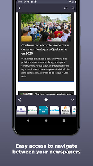 Uruguayan Newspapers Screenshot 2
