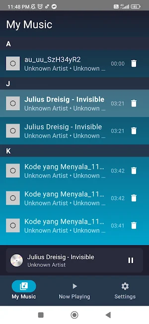 AudioVibe - Music Player Screenshot 0