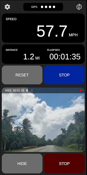 SpeedON - Bike DashCam. Screenshot 2