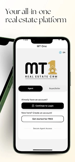 MT One: Smart Real Estate CRM Screenshot 1