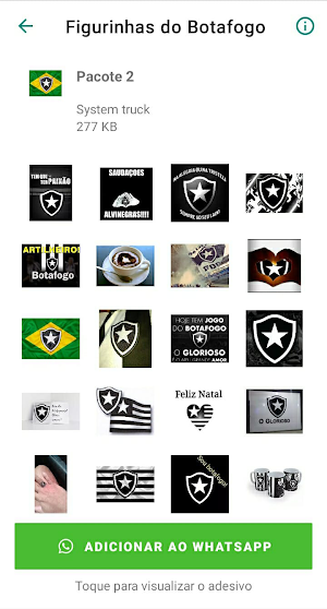 Figurinhas do Botafogo Screenshot 1