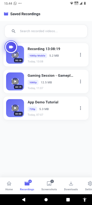 Screen Recorder Video Recorder Screenshot 2