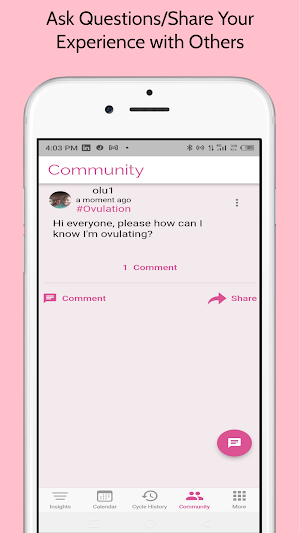 Ovul: Ovulation/Period Tracker Screenshot 2