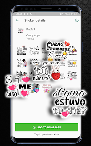Stickers de amor para WhatsApp Screenshot 0