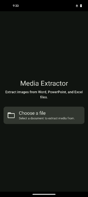 Media Extractor for ppt & doc Screenshot 0