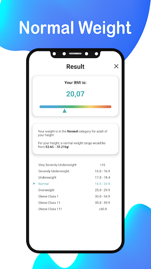 BMI Calculator - Weight Tracker Screenshot 3