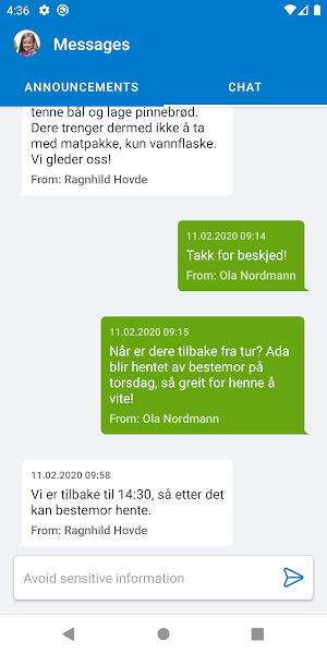 Min Barnehage Foresatt Screenshot 3